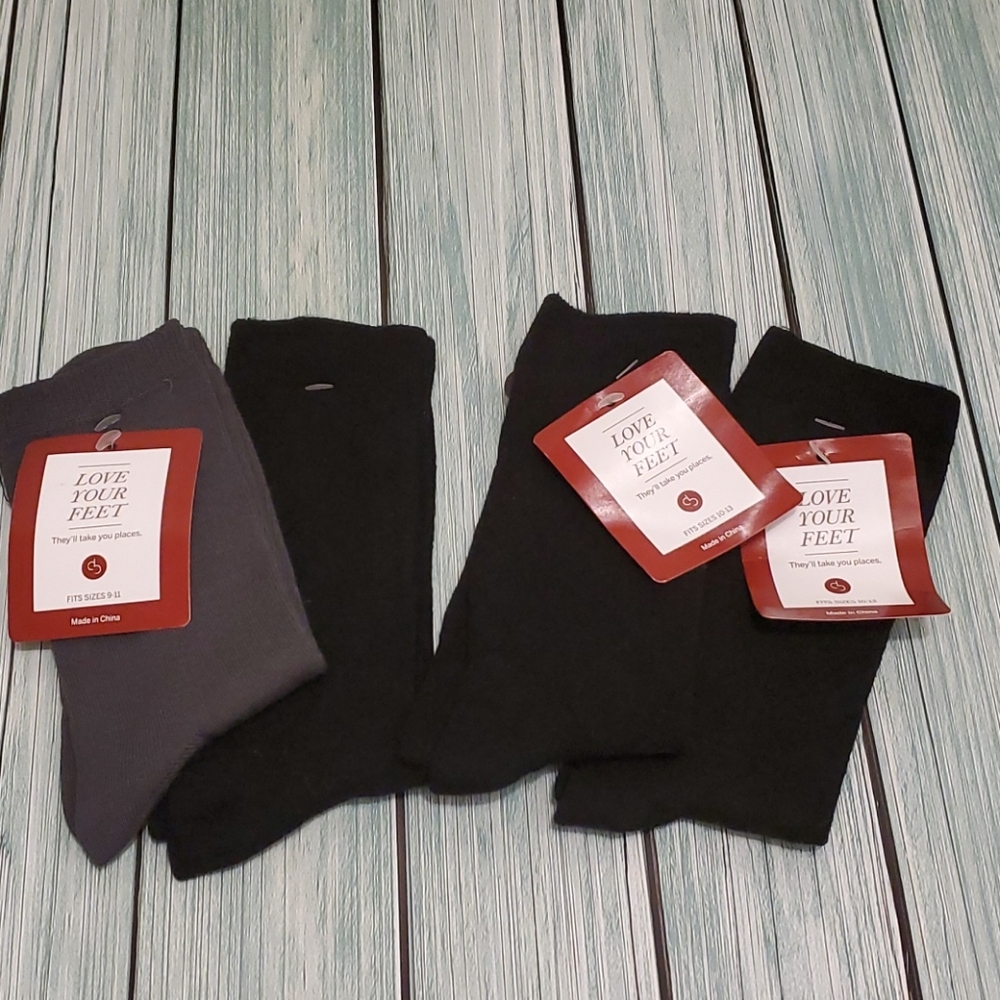 New with tags..all 4 pr of women's dress socks
